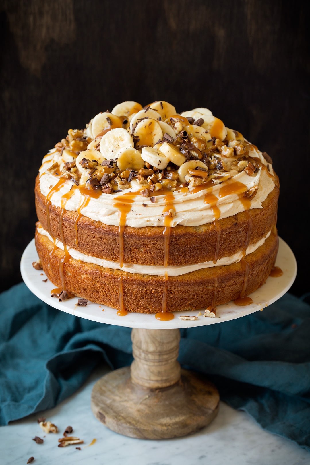 How to Bake the Ultimate Moist Banana Cake with Salted Caramel